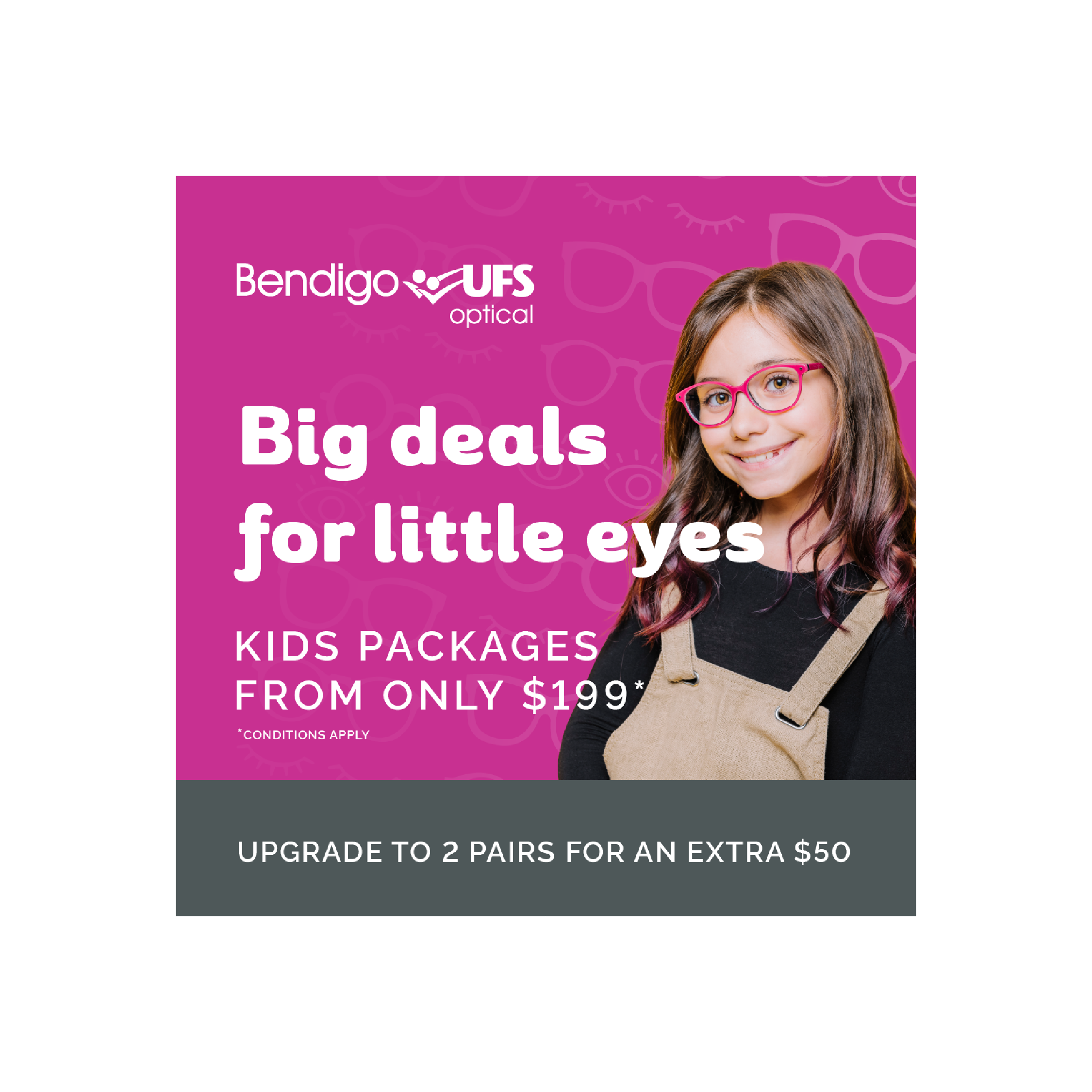 Bendigo UFS Optical Kids Campaign